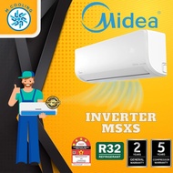 [INSTALLATION] Midea Inverter Aircond R32 Xtreme Series [1.0HP - 2.5HP] - MSXS-CRDN8/MSEPB Series [4-5 Days delivery]