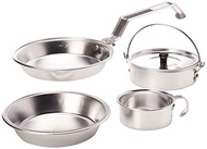 Coleman Camping Cookware - 5-Piece Aluminum Nesting Mess Kit