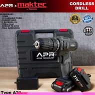 MAKTEC Bor cordless JAPAN type A 21v mesin bor baterai multifungsi