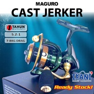 MAGURO CAST JERKER SPINNING Reel (POWER HANDLE)