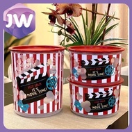 Tupperware 3L 1.4L Movie Snack One Touch Set New Design TGV GSC Cinema Bekas Wayang Popcorn Medium T
