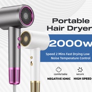 SG Portable Hair Dryer  Electric Hair Dryer 2000w  Professional High Speed Hair Dryer Negative Ionic