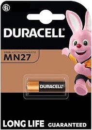 1 x Duracell MN27 (1 blister pack with 1 battery), 1 battery (27A/A27/V27A/8LR732) (1)