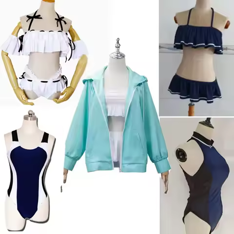 Game Archive azitani hifumi Kuromi Serika toki Swimwear Cosplay takanasi hosino Costume Halloween Ca