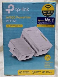 TP-LINK TL-WPA4220KIT AV600mbps homeplug 一對