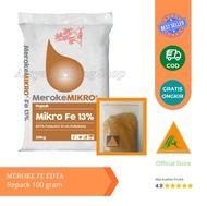 Meroke Mikro Fe EDTA 100 Gram Pupuk Mikro Besi