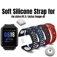 Smart Watch Strap for Axtro Fit 4 3 Double Colours Sport Band for Actxa Tempo 5C 4C Smart Fitness Tr