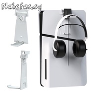 Wall Mount Controller Holder Headphone Hook Hanger for PS5 Slim/PS5 Console