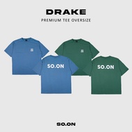 SO.ON Oversize T-Shirt With Drake Pattern