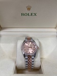 Rolex Datejust 2236 玫瑰金鑽石手錶