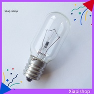 XPS 2Pcs E17 Oven Bulb High Temperature Resistance Professional Glass Microwave Stovetop Oven Lamp for Dryer