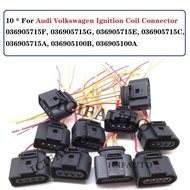 2/4/10 Ignition Coil Connector 1J0973724 for Audi Q7 VW Atlas CC Passat Touareg  022905100B, 0229051