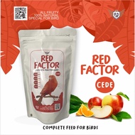 RED FOOD DRY CEDE KENARI RED INTENSIVE UNTUK BULU INDAH BURUNG MINI PELLET RED INTENSIVE