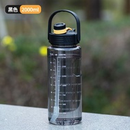 3000ml Reminder Water Bottle with Straw Scale Big Bottle 3Liter Gym Bottle Sport Water Bottles