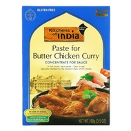Kitchens of India, Paste For Butter Chicken Curry, Concentrate For Sauce, Mild, 3.5 oz (100 g)
