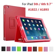 Stand for iPad 5 6th iPad 2018 2017 9.7in Case Magetic A1822 A1893 A1954 Smart Auto-Sleep PU Cover for iPad 9.7 2018 Cover