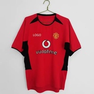 Retro Edition  2002/04 Manchester United   Home  Jersey Short Sleeve Men's T-shirt