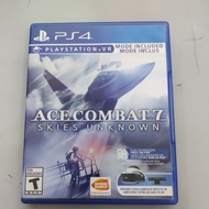 Ps4 used games ace combat 7 skies unknown