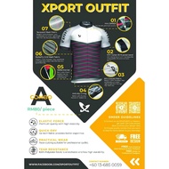 Xport [CUSTOM MAKE] Cycling Jersey [TEMPAH] Baju Basikal Jersi Basikal Race Cut Jersey Short Sleeve 