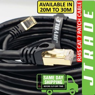 CAT 7 RJ45 Internet Patch Cable 20M to 30M Oxygen-Free Copper JTRADE