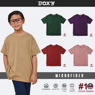 BOXY Baju Budak Microfiber Leher Bulat Lengan Pendek - Kids Microfiber Round Neck Short Sleeve T-shi