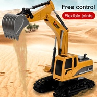 RC Remote Control Excavator 5 Channel wireless Toys Construction Truck Vehicles Tractor Kereta Maina