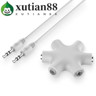 XUTIAN Audio Splitter for Tablet MP3 MP4 Headphone Port 3.5 Jack 3.5mm Share Adapter