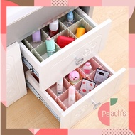 PEACH - Drawer Divider Set of 4 Partition Boards Drawer Shelf Partition Divider/ DIY Drawer Divider 