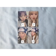 Le sserafim photocard pc eunchae sakura pob easy yes24 weverse shop zoom idoustage ld soundwave sw l