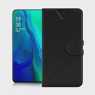 NISDA for OPPO RENO 10倍變焦版 風格磨砂支架皮套黑