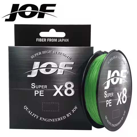 JOF X8 Strong 300M 500M 8 Strand Weaves PE Braided Fishing Line Multifilament 15LB 20LB 30LB 40LB 50