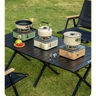 【FREE Bag 】 2800W Portable Mini Camping Cassette Butane Gas Stove Cooker Kovea Cube Macaron Dapur Be