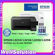 EPSON L3210/L3216/L3250/L3256 ALL IN ONE INK EcoTank WIFI PRINTER Original Epson Refill Ink (BLACK/W