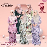 [Batch 2] Baju Kurung Casandra Kurung Ironless Anggun Cotton Collection