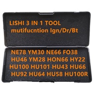 LISHI 3 IN 1 เครื่องมือ mutifucntion จุดระเบิด/Dr/Bt NE78 YM30 NE66 FO38 HU46 YM28 HON66 HY22 HU100