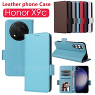 Flip Leather Phone Case For Honor X9C X9B X9A X8B X8A X7C X7B X7A X6B X6A X 9C X 7C X 9B X 8B HonorX