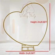 จัดส่งจากกรุงเทพฯ Balloon Arch Heart-shaped Background Stand Weddingproposal&Rural Wedding Decoratio