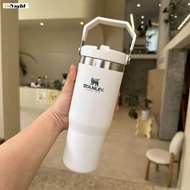 D-Night สองชั้นเก็บความเย็นความจุมากถ้วยแก้วน้ำกันรั่วสำหรับกาแฟเย็นชาชงเย็น