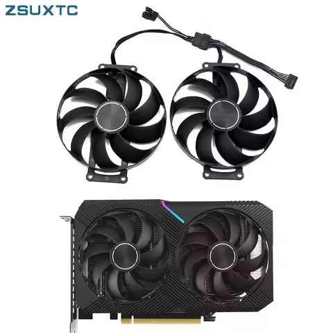 87mm T129215SU 12V 0.5A 6Pin Dual RTX3060 3060 Ti Graphic Card Cooler Fans For ASUS GeForce RTX 3060