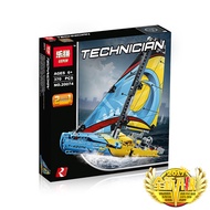 Lepin Technology Machinery Series Yacht Boat rowing 42074 assembled building blocks Toys 20074