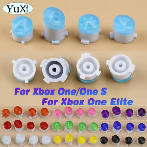 1Set ABXY Buttons Mod Kit For Xbox One Button For Xbox One S Slim/Xbox One Elite Gamepad Controller 