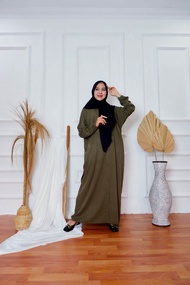 Kaftan Twill Rayon/Gamis Twill /Kaftan Murah
