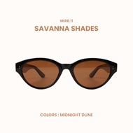 MIRR.11 Savanna Shades แว่นกันแดด ป้องกันแสง UV400 เลนส์ Polarized เปลี่ยนแว่นฟรีถ้าใส่ไม่เข้ารูปหน้