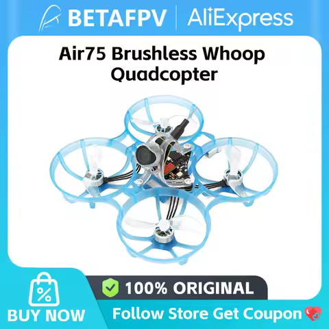 BETAFPV Air75 Brushless Whoop Quadcopter ELRS 2.4G (5IN1) LAVA 1S 450mAh 75C Battery 0802SE | 23000K