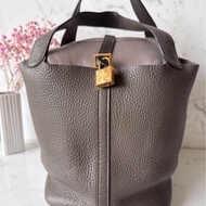 PICOTIN22 大象灰 金釦