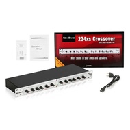 NewBaxs 234XS ครอสโอเวอร์อิเล็กทรอนิกส์แบบสามทางแบบเบสครอสโอเวอร์แบบมืออาชีพสองช่องความถี่ดิจิตอลโปร