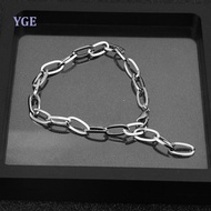 Charm Stainless Steel Chain Bracelet Silver Girls Link Chain Bangle Fashion Jewelry