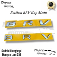 MESIN Original Honda BRV Chrome Hood Emblem Original BRV Chrome Emblem/ for Honda BRV Hood