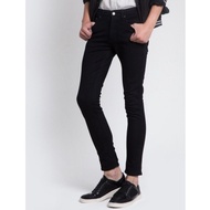 Golden Zebra Jeans กางเกงยีนส์ผ้ายืดสีดำขาเดฟ