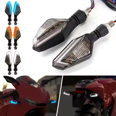 Motorcycle LED Turn Signal Light DRL Daytime Running Indicator for Pulsar Ns 200 Garupa Gsxr 1000 K5